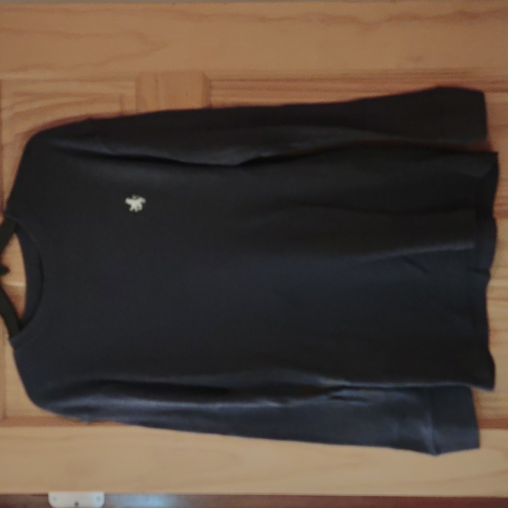 Dark blue waffle shirt